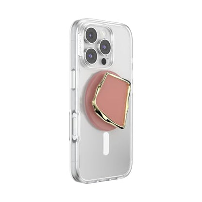 PopSockets Phone Grip for MagSafe, Magnetic Holder- Enamel Clay Cut - color: Enamel Clay Cut, style: MagSafe