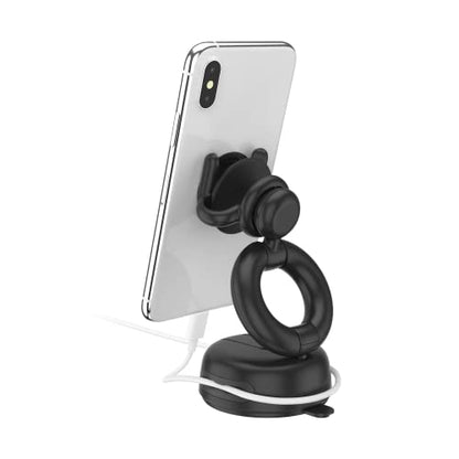 PopSockets Car Phone Mount, Vent Mount, Black - Black - color: Black, style: Dash/Desk Mount