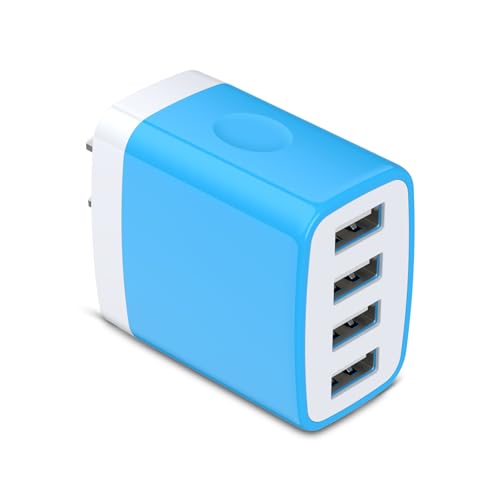 USB Cube Samsung Charging Block for Samsung Galaxy A17 5G A16 A56 A36 A26 A15 A55 A35 A25 A03s S26 Ultra S25 FE S24 S23 Z Flip 5 Z Fold 5,Multi Plug for iPhone 17e 17 16 15 Pro Max 14 13 12,Pixel 10a