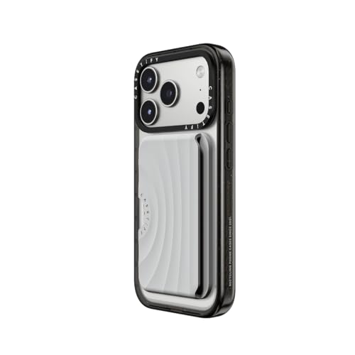CASETiFY Snappy Ripple Wallet [Campatible with Magsafe] - Pebble Grey - color: Pebble Grey