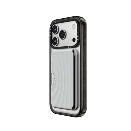 CASETiFY Snappy Ripple Wallet [Campatible with Magsafe] - Pebble Grey - color: Pebble Grey