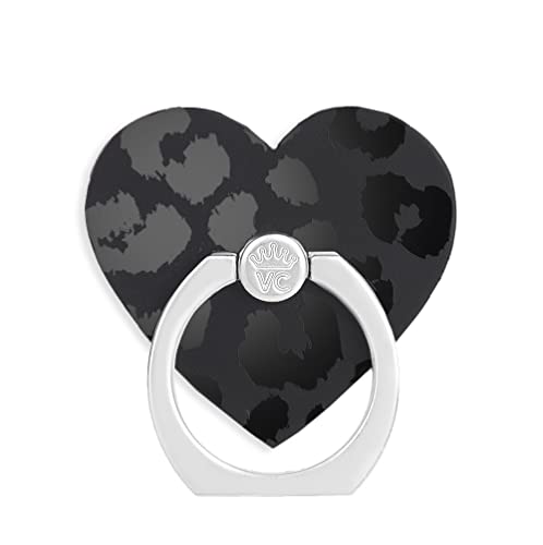 VELVET CAVIAR Cell Phone Ring Holder - Finger Ring & Stand - Improves Phone Grip Compatible with iPhone, Galaxy, Most Smartphones (Black Leopard) - color: Black Leopard