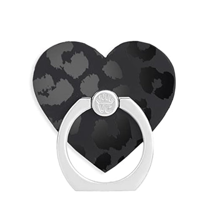 VELVET CAVIAR Cell Phone Ring Holder - Finger Ring & Stand - Improves Phone Grip Compatible with iPhone, Galaxy, Most Smartphones (Black Leopard) - color: Black Leopard
