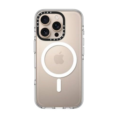 CASETiFY for iPhone 16 Pro Case - Impact Clear Compatible with MagSafe | Not Yellowing | 6.6 ft. 3x Military Grade Drop Protection | Clear - color: Clear, size: Iphone 16 Pro (6.3")