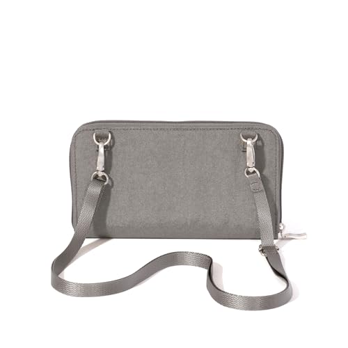 Baggallini Rfid Phone Wallet Crossbody - color: Sterling Shimmer