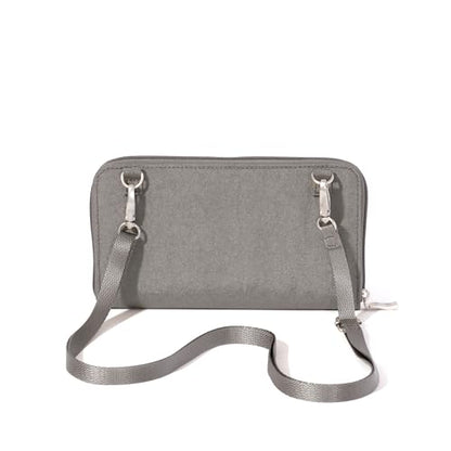 Baggallini Rfid Phone Wallet Crossbody - color: Sterling Shimmer
