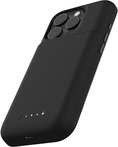 Mophie Juice Pack Battery Case for iPhone 16 Pro - Slim Charging Case, Magnetic Back for Wallets & Mounts, +50% Extra Battery Life, Enhanced 6-Foot Drop Protection, Sustainable Material, Black - size: iPhone 16 Pro