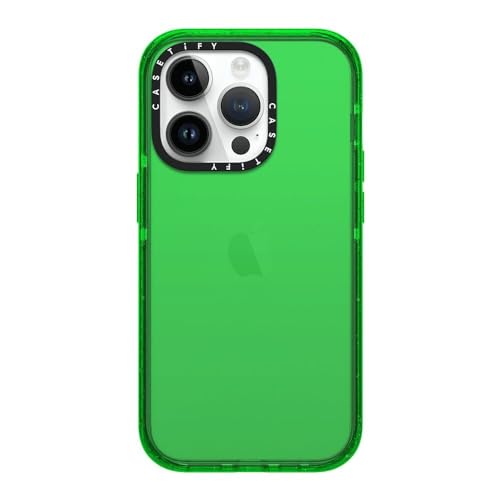 CASETiFY for iPhone 14 Pro Case - Impact Green | Slim Fit | 8.2 ft. 4x Military Grade Drop Protection | Green - color: Green, size: Iphone 14 Pro (6.1")