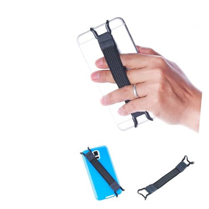 UKCOCO Tablet Holder Tablet Holder Strap Hand Grip Universal Nylon Band for E-Reader Black Cm Finger Bracket Elastic Stand Stand