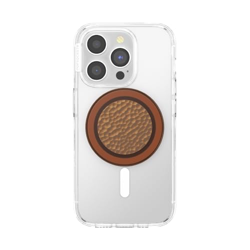 PopSockets Phone Grip for MagSafe, Magnetic Holder- Copper Tone - color: Enamel Hammered Copper Tone, style: MagSafe