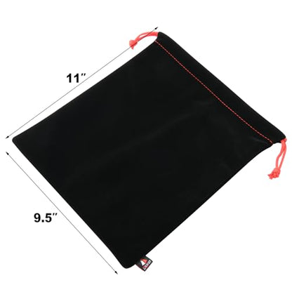 Universal Headphone Protection Pouch Bag 11 x 9.25 in (Large) - color: 11" x 9.25" Black