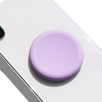 GRIPONG Cute Soft Silicone Cover Expandable Collapsible Mobile Phone Grip Stand Holder for Smartphone Tablet Cell Phone Accessory (Purple) - color: Purple