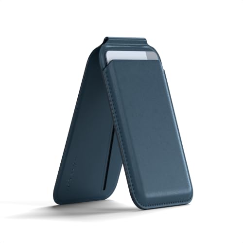 Satechi MagSafe Wallet Stand, Card Holder, NFC Pass-Through - color: Dark Blue