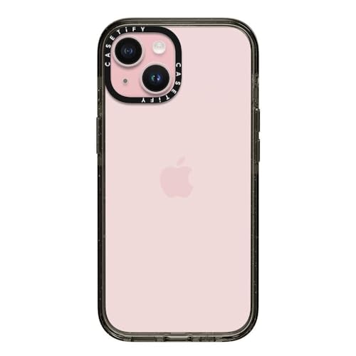 CASETiFY for iPhone 15 Case - Impact Clear Black | Slim Fit | 8.2 ft. 4x Military Grade Drop Protection | Black - color: Clear Black, size: Iphone 15 (6.1")