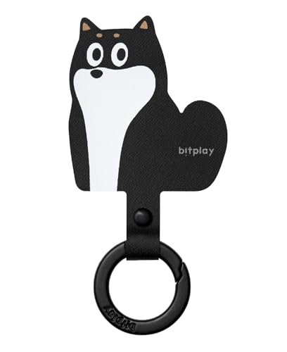 bitplay Stylish Phone Tab, Phone Strap Replacement Part for Cell Phone, Safety Lanyard Patch - color: Black Shibba
