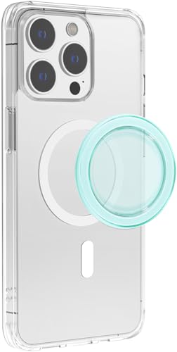 metisinno Magnetic Base Compatible with PopSocket Phone Grips and iPhone MagSafe Cases, Green Translucent - color: Green Translucent