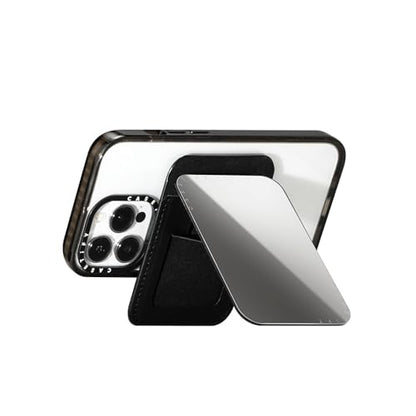CASETiFY Snappy Card Holder Stand Compatible with Magsafe - Silver Mirror - color: Silver Mirror
