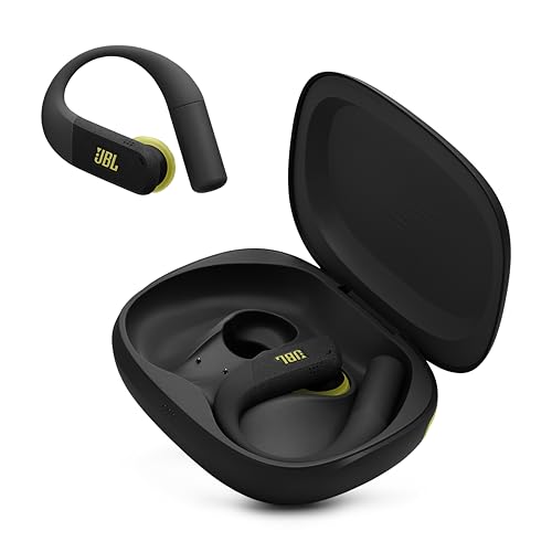 JBL Endurance Peak 4 - Cancelling Sport Earbuds - Black - color: Black/Lime
