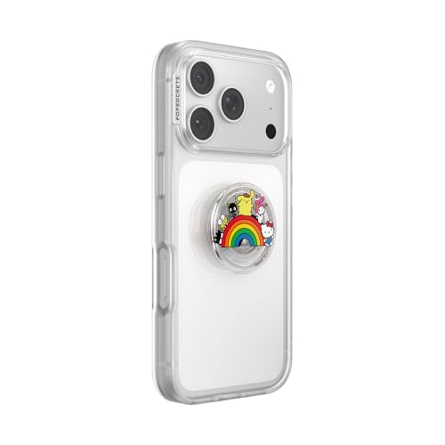 PopSockets Adhesive Phone Grip, Holder- Over The Rainbow - color: Over the Rainbow Hello Kitty Adhesive, style: Adhesive