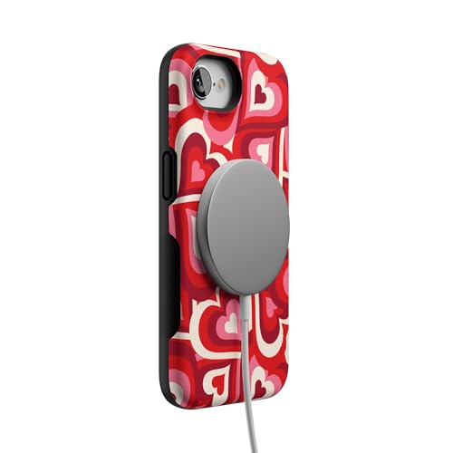 Casely iPhone 16e Case | Love Song Remix | Ombre Hearts | Bold Protective Design | Compatible with MagSafe - color: Love Song Remix | Ombre Hearts