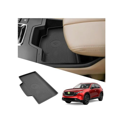 Ruiya 2026 CX5 Silicone Wireless Charging Pad for 2026 Mazda CX5 Accessories Non-Slip Console Tray Mat Compatible with 2026 Mazda CX5 2.5 S Premium Plus/2.5 S/Select/Preferred/Premium - color: 2026+ CX5 Wireless Mats