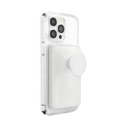 PopSockets PowerPack Phone Charger with MagSafe- White - color: White