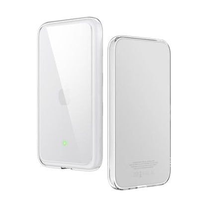 elago Hybrid Clear Case for MagSafe Battery Pack for iPhone Air | Compatible with MagSafe, PC + TPU Hybrid Technology, Anti-Yellowing, Crystal Clear, Shockproof Cover (Transparent)