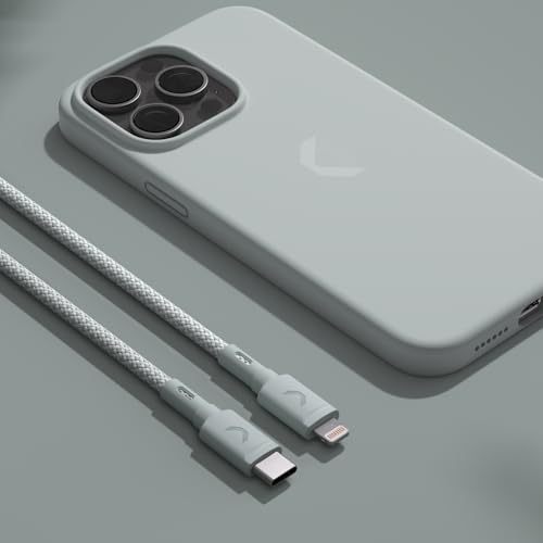 CLEMM USB C to Lightning Cable [Apple MFi Certified] 3.9ft, 60W Fast Charging Nylon Braided iPhone Charger Cord, Power Delivery, Long Lifespan Compatible with iPhone 14/13/12/11/X/XR/XS, iPad, AirPods