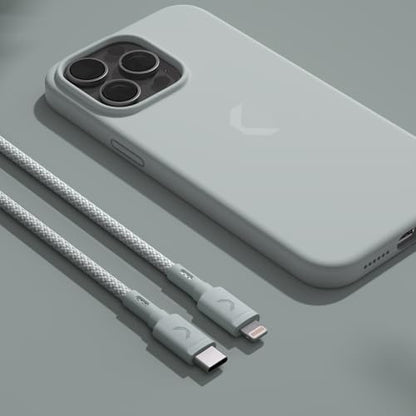 CLEMM USB C to Lightning Cable [Apple MFi Certified] 3.9ft, 60W Fast Charging Nylon Braided iPhone Charger Cord, Power Delivery, Long Lifespan Compatible with iPhone 14/13/12/11/X/XR/XS, iPad, AirPods