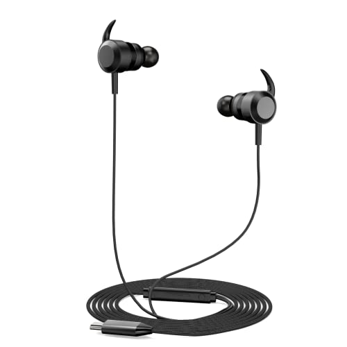 USB C Wired Gaming Ear Buds - 7.1 Surround Sound in-Ear Headphone - Detachable Microphone - Integrated Mute and Volume Control - Gamer Earbuds for Mobile Gaming, Switch, Xbox One, PS, PC - style: Headsets