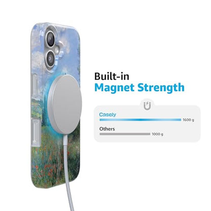 Casely iPhone 17 Case | Monet's View | The Met Museum | Compatible with MagSafe | Classic Ultra Slim Design - color: Monet's View | The Met Museum