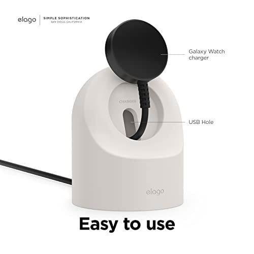 elago GW2 Charging Stand for Samsung Galaxy Watch Series - color: Stone