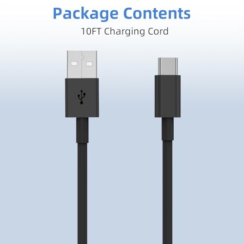 LDHTY CarPlay Charging Long Cable, USB A to USB C Cable, 2-Pack 10FT, Black - color: Black, size: 10ft+10ft