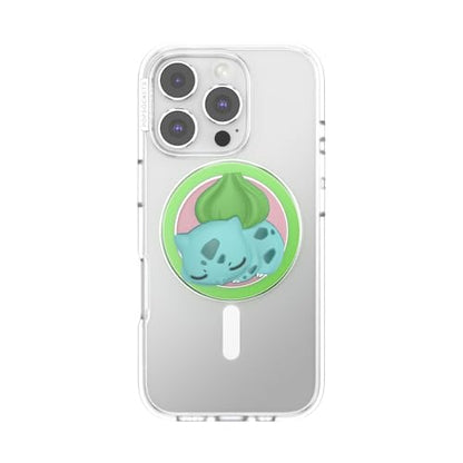 PopSockets Phone Grip for MagSafe, Magnetic Holder- Sleepy Bulbasaur - color: Sleepy Bulbassaur, style: MagSafe