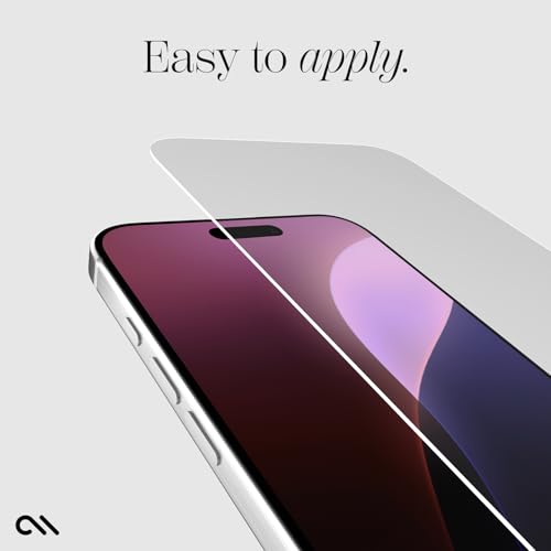 Case-Mate iPhone 16 Plus Screen Protector - Anti-Scratch Tempered Glass with Shatter Protection - Durable 9H Glass with Touch Sensitivity, Ultra High Clarity, Case Friendly, and Easy to Apply - Clear - size: iPhone 16 Plus