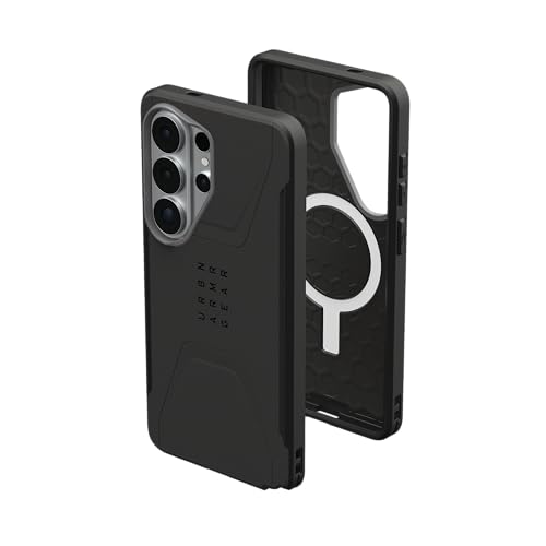URBAN ARMOR GEAR UAG for Samsung Galaxy S26 Ultra Case 6.9" Civilian - Magnetic Charging Compatible Rugged Military Drop Tested Protective Cover, Black - color: Civilian - Black
