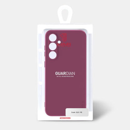 X-level for Samsung Galaxy S23 FE Case Slim Fit Ultra-Thin Super Soft TPU Phone Back Cover, Light Protective Matte Finish Coating Case for Samsung S23 FE 5G -WineRed - color: Winered