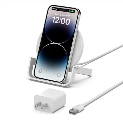 Belkin 10W Wireless Charging Stand, Qi Charger with AC Adapter