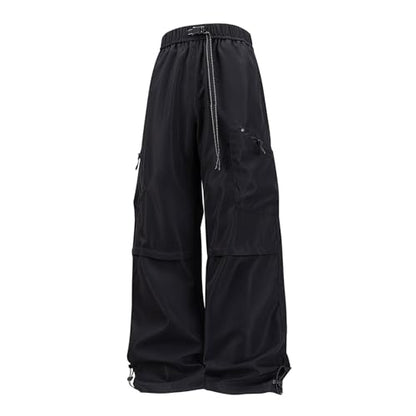 Men Cargo Pants Cotton Twill Stretch Tactical Quick Dry Multi Pockets Hiking Travel Job Site Tactical Pants for Men - color: A Black, size: XX-Large