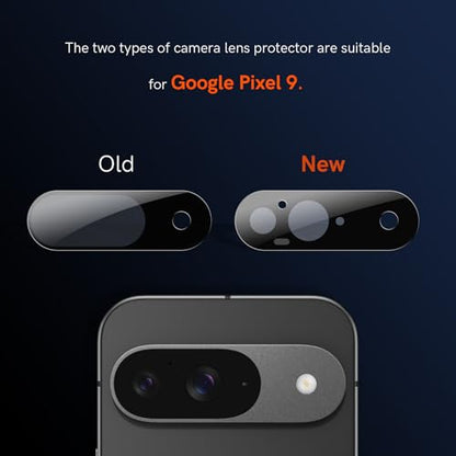 LK 2 Pack for Google Pixel 9 Screen Protector+2 Pack Camera Lens Protector - size: Pixel 9
