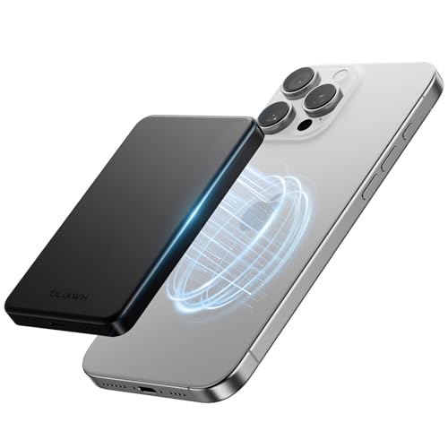 ULiXWH 10,000mAh for MagSafe Power Bank Ultra-Slim Fast Charging for Travel - color: Black