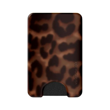 VELVET CAVIAR compatible with MagSafe Wallet 2.0 | Magnetic Card Holder Wallet for iPhone 17/16/15/14/13/12 or Phone Cases compatible with MagSafe | It Girl Leopard - color: It Girl Leopard