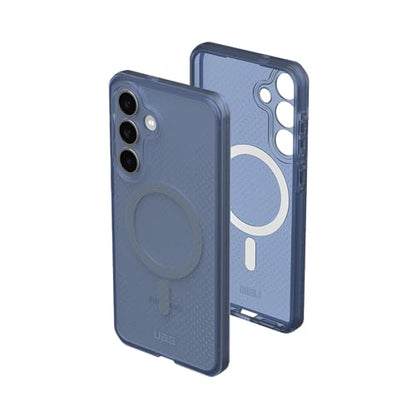 URBAN ARMOR GEAR UAG Designed for Samsung Galaxy S25 FE Case Dot - Magnetic Charging Compatible Rugged Military Grade MIL-STD Protective Cover, Cloud Blue - color: Dot - Cloud Blue