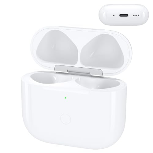 Wireless Charging Case for Airpods 4th Generation with USB-C Port, Replacement Charger Cases Compatible with AirPod 4 Gen, Air Pod 4th Type-C Charger with Pairing Sync Function (Only Case)