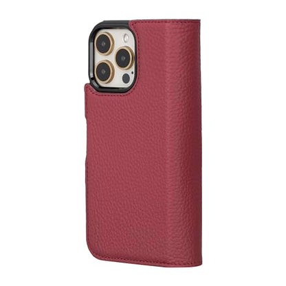 Bayelon Wallet Case for iPhone 15 Pro Max, Trifold Leather Wallet, Detachable Magnetic Flip Folio Cover, Card Holder, iPhone 15 Pro Max Wallet Case, MagSafe Compatible, RFID Blocking (Burgundy) - color: Burgundy, size: iPhone 15 Pro Max