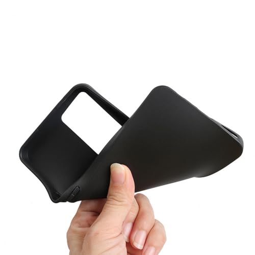 for BLU G93 Phone Case with Screen Protector Slim Thin Cover -Black | Slim Thin Flexible TPU with Reinforced Corners Protective Silicone Case Cover Compatible with BLU G93 G0910WW 6.8" SmartPhone