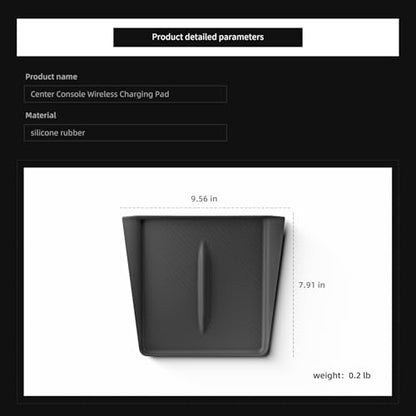 LUCKEASY Center Console Protective Mat for Tesla Model Y Juniper 2025 2026 - size: Classic Style - Model Y Juniper 2025 2026