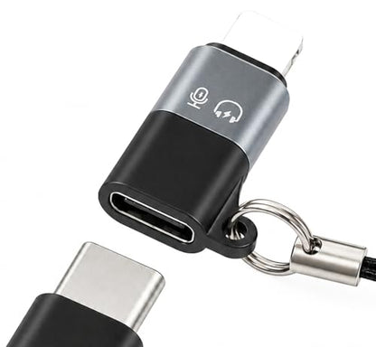 1 Pack USB C to Lighting OTG Adapter for Connecting DJI Mic Mini & DJI Mic Series Receiver to iPhone 14 13 12 11 Mac Wireless Microphone Receiver (1)