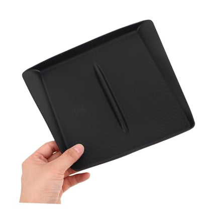 Wireless Charger Pad Silicone Car Interior Mat Center Console Phone Holder Wireless Charging Slip Design