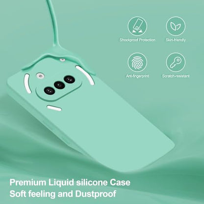 Silicone Case for Nothing Phone 3A, Mint Green - color: Mint, size: Nothing Phone 3A
